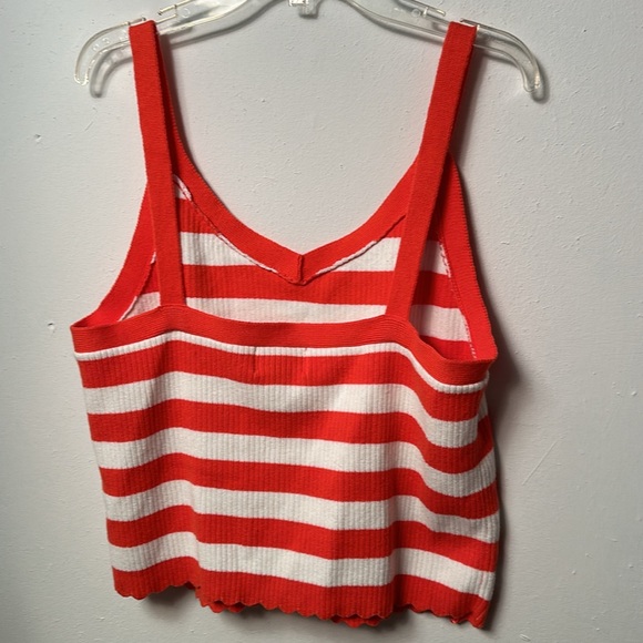 Universal Thread women’s top orange and white stripe XL - Picture 2 of 3